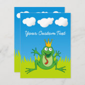 Prince Frog 4.25インチx 5.5インチ (正面/裏面)