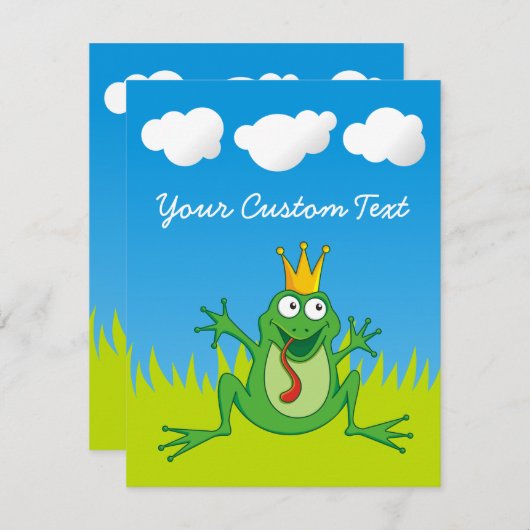 Prince Frog 4.25インチx 5.5インチ (正面/裏面)