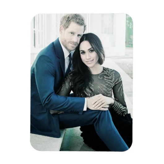 Prince Harry engagement portrait stylized マグネット (縦)