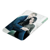 Prince Harry engagement portrait stylized マグネット (左側)