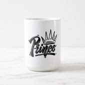 Prince NameとCrown T-Shirt コーヒーマグカップ (中央)