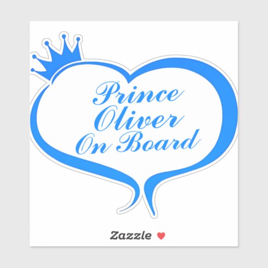 "Prince On Board" Car シール (シート)