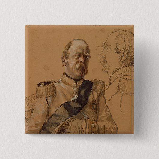Prince Otto Von Bismarck 缶バッジ (正面)