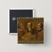 Prince Otto Von Bismarck 1884年 缶バッジ (正面&裏面)