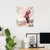 Prince Souci on the Fan by Kay Nielsen ポスター (ホームオフィス)