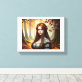 Princesa del Bosque キャンバスプリント (インサイチュ (ウッドフロア))