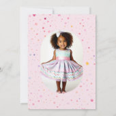 Princess  3rd Birthday Her Royal Threeness Photo 招待状 (裏面)