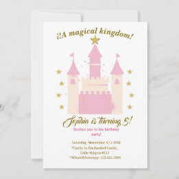 Princess and Castle Birthday Invitation | "Childre 招待状