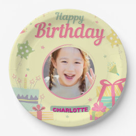 princess birthday ペーパープレート