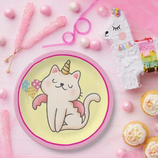 princess birthday ペーパープレート (パーティー)