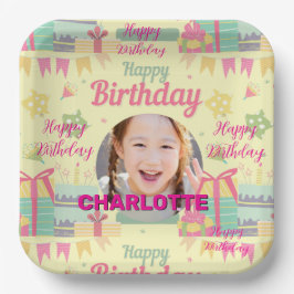 princess birthday ペーパープレート