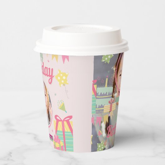 princess birthday 紙コップ (左)