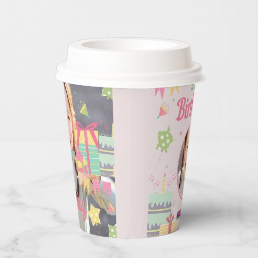 princess birthday 紙コップ (右)