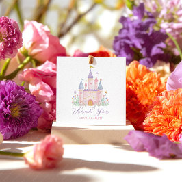 Princess Birthday Enchanted Castle Girls Favor フェイバータグ