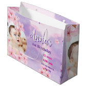 Princess birthday Foam Board ラージペーパーバッグ (正面アングル)