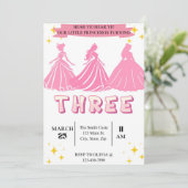 Princess Birthday Invitation 招待状 (スタンド正面)