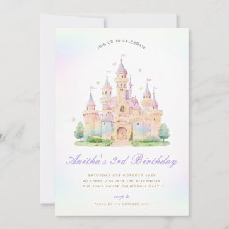 Princess Birthday Invitation, Magic Castle Party I 招待状