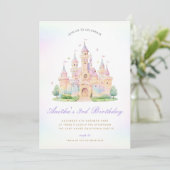 Princess Birthday Invitation, Magic Castle Party I 招待状 (スタンド正面)