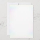 Princess Birthday Invitation, Magic Castle Party I 招待状 (裏面)