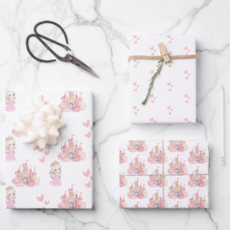 Princess Birthday party ラッピングペーパーシート