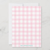 Princess Birthday Party Invitation 招待状 (裏面)