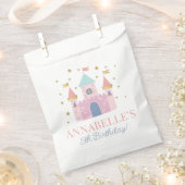 Princess Birthday Party Welcome Poster フェイバーバッグ (クリップ留めされた状態)