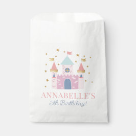 Princess Birthday Party Welcome Poster フェイバーバッグ