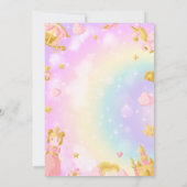 Princess  Birthday Samantha 3 Birthday Party 招待状 (裏面)