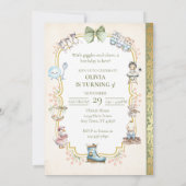 Princess Birthday Storybook Invitation 招待状 (裏面)