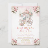 Princess Carriage Her royal five-ness Birthday 招待状 (正面)