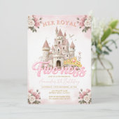 Princess Castle 5th Birthday Five-ness Royal  招待状 (スタンド正面)