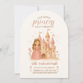 Princess Castle Birthday Invitation  招待状