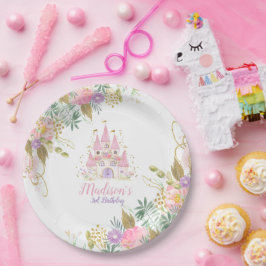 Princess Castle Favor Tags ペーパープレート