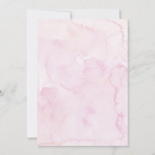 Princess Castle Once Upon A Time First Birthday 招待状 (裏面)