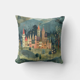 PRINCESS CASTLE THROW PILLOW クッション