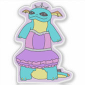 Princess Chumby Dragon Sticker シール (正面)