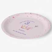 Princess Crown 3rd Birthday Royal Threeness ペーパープレート (アングル)