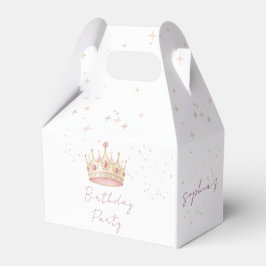 Princess Crown Birthday Party フェイバーボックス