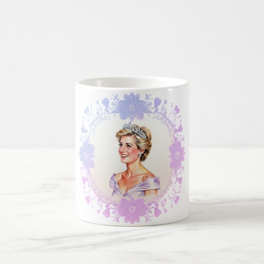 Princess Diana of England, Princess of Wales コーヒーマグカップ (中央)