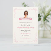 Princess Diaries 30th Birthday milenial 招待状 (スタンド正面)