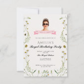 Princess Diaries 30th Birthday milenial 招待状 (正面)