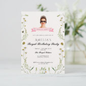 Princess Diaries 30th Birthday milenial 招待状 (スタンド正面)