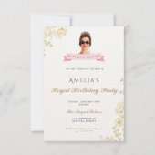 Princess Diaries 30th Birthday milenial 招待状 (正面)