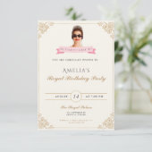 Princess Diaries 30th Birthday milenial 招待状 (スタンド正面)