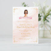 Princess Diaries 30th Birthday milenial 招待状 (スタンド正面)