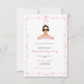 Princess Diaries 30th Birthday milenial Invitation 招待状 (正面)