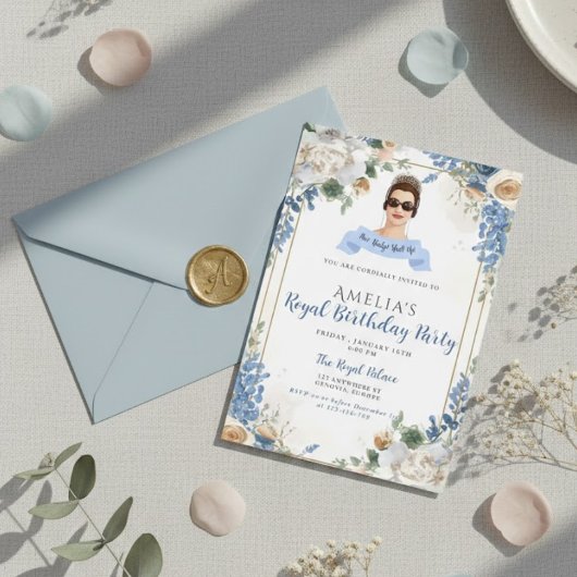 Princess Diaries 30th Birthday milenial Invitation 招待状