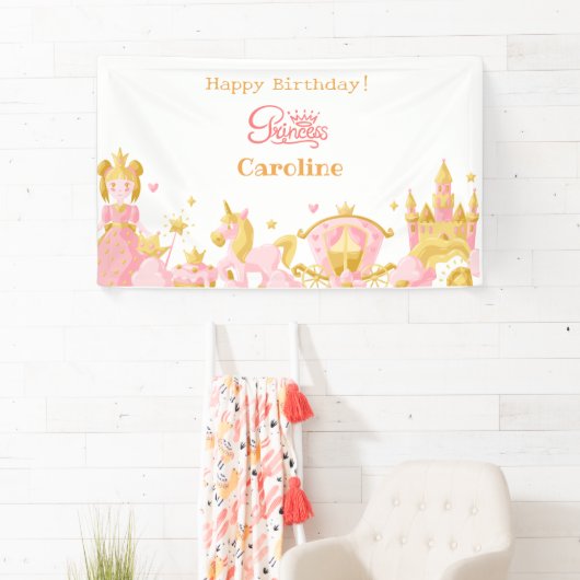 Princess Fairytale Royal Celebration Decoration 横断幕 (インサイチュ)