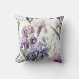 Princess Iris Throw Pillow クッション