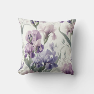 Princess Iris Throw Pillow クッション